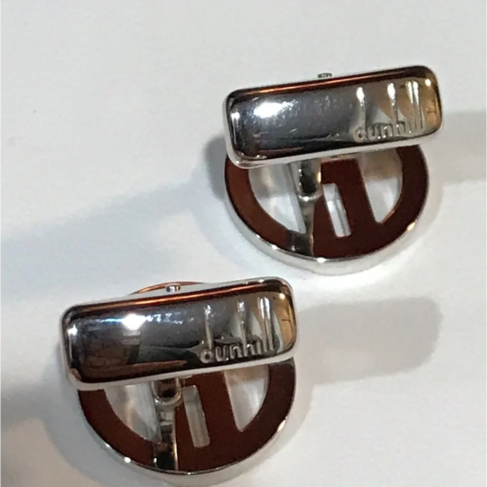 Dunhill Silver Ag925/Steel Cuff Links 🔥